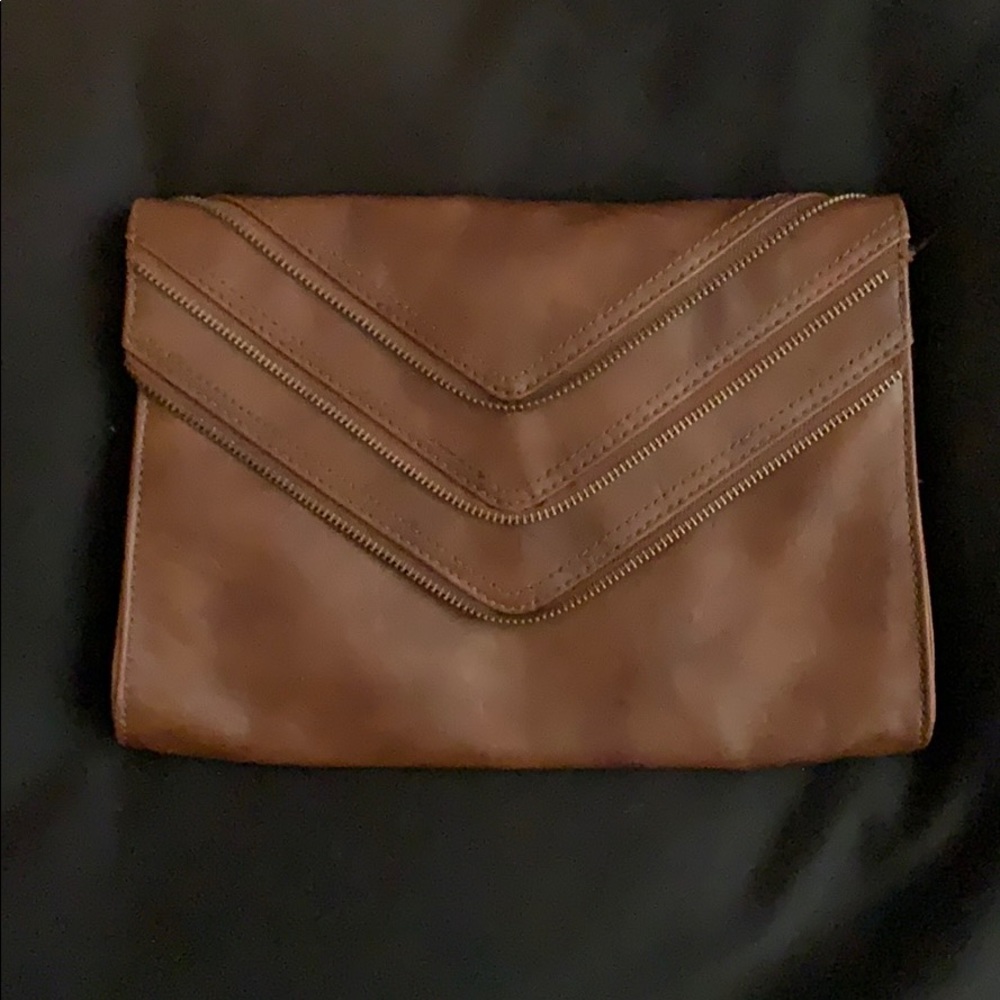 Brown Leather clutch